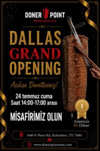 Doner Point Dallas grand opening Turkish halal restaurant Richardson TX